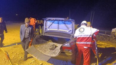 تصادف مرگبار در جاده فسا-داراب: یک کشته و دو مصدوم 3 تصادف