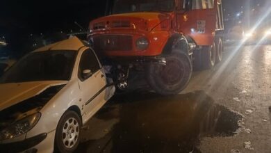 تصادف کامیون