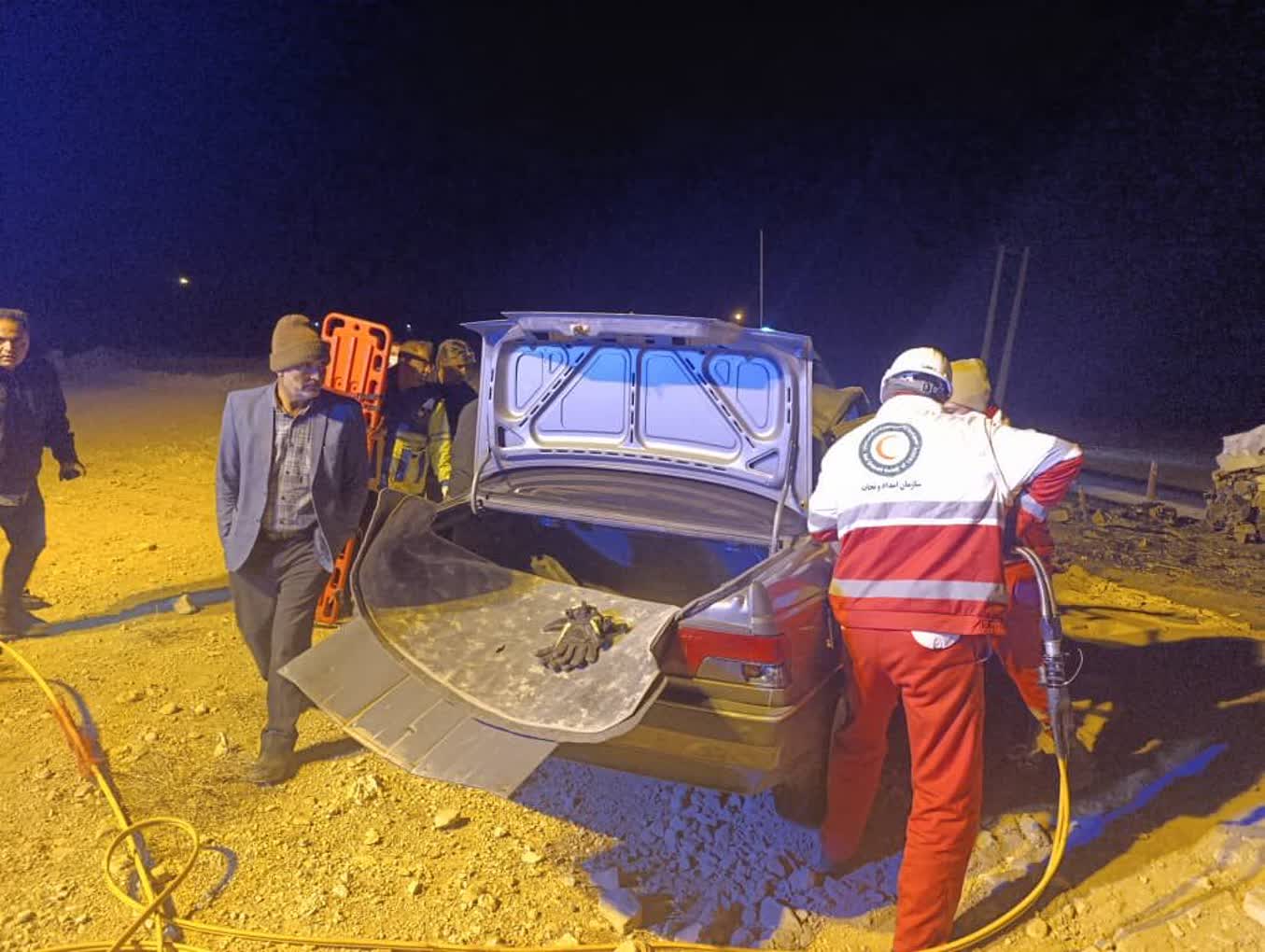 تصادف مرگبار در جاده فسا-داراب: یک کشته و دو مصدوم