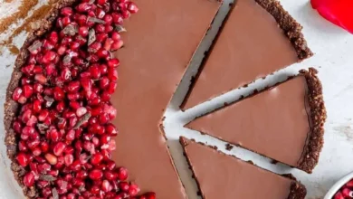 شیرینی شب یلدا: دسر چیزکیک یلدایی بیسکویتی و شکلاتی بدون به فر 5 دسر یلدایی با بیسکوییت و شکلات