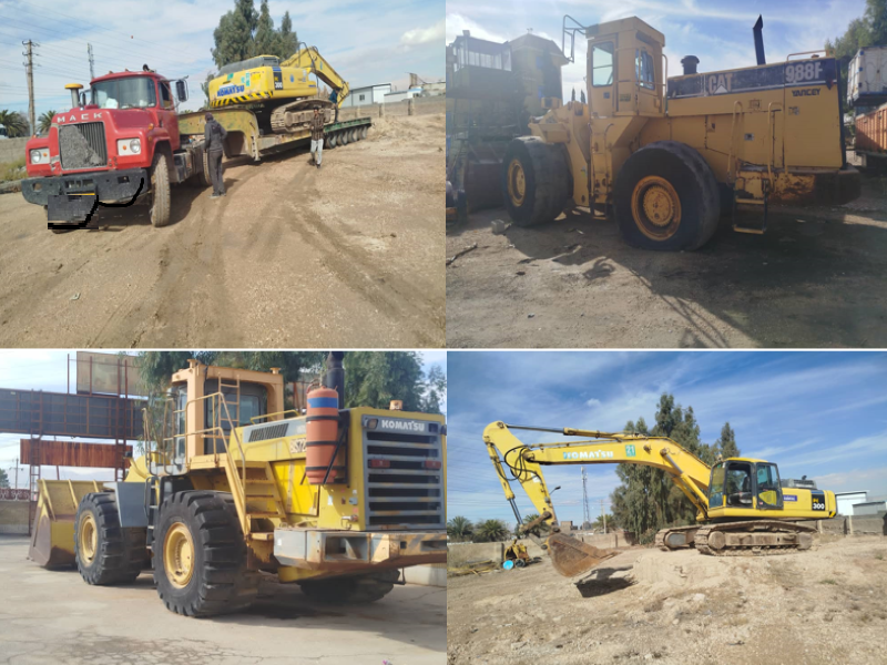 کشف ماشین آلات راهسازی قاچاق از یک نمایشگاه در لامرد فارس