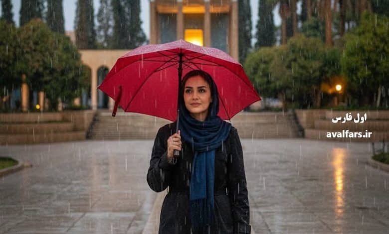 از ۱۶ آذر شروع شد: تداوم بارشها و برف در مناطق مرتفع ایران/آخرین وضعیت جوی کشور 1 عکس باران زن حافظیه