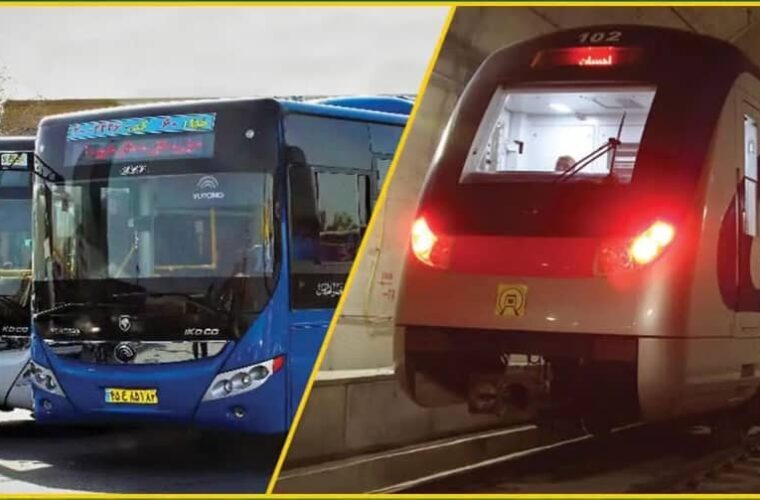 ۲۶ آذرماه اتوبوس و مترو در شیراز رایگان شد/ شهرداری: از بیرون آوردن «خودرو» خودداری کنید