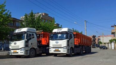 ممنوعیت پارک کامیون‌