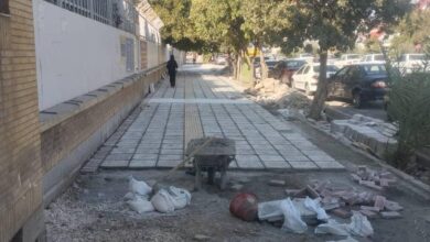 پیشرفت ۳۵ درصدی پیاده‌روسازی بولوار عدالت و تداوم بهسازی در محور پاسارگاد شیراز