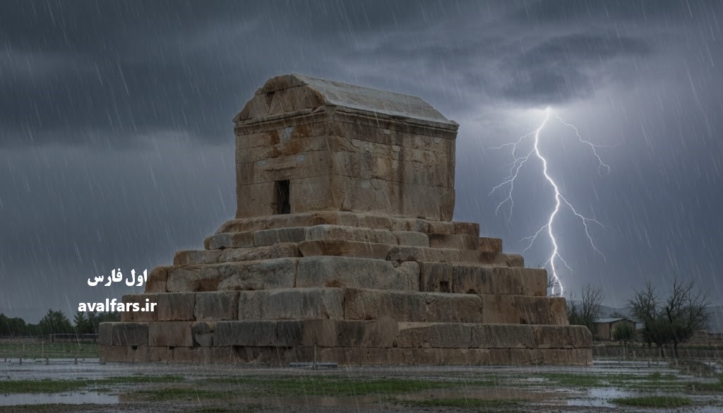 هشدار سطح نارنجی بارش های شدید ۵ روزه در استان فارس