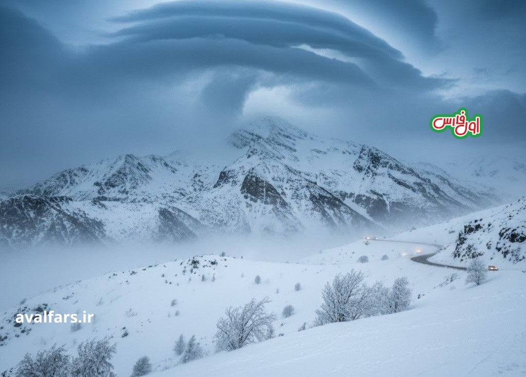 تشدید بارش‌ها در فارس، کهگیلویه و بویراحمد، کردستان و کرمانشاه/نفوذ «هوای سرد قطبی» به ایران
