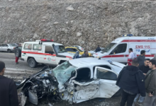 شش کشته و مجروح در تصادف تارا با پژو ۴۰۵ در محور بابامیدان – یاسوج