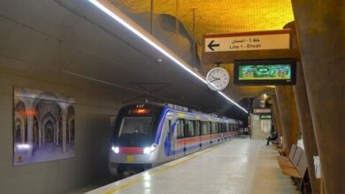 استفاده از مترو روز سه‌شنبه ۳۰ دی‌ماه در شیراز رایگان شد