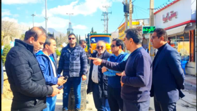 آغاز سنگ‌فرش کردن بلوار بوستان از چهارراه دلگشا تا آرامگاه سعدی در شیراز