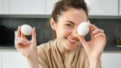 معجزه پوستی شفاف و بدون لک با ماسک صورت سفیده تخم‌مرغ + طرز تهیه