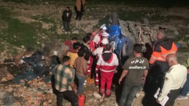 واژگونی وانت نیسان در جاده ابوالحیات – قائمیه یک قربانی گرفت