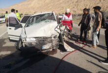 تصادف پراید و پژو ۴۰۵ در جاده لار_بندرعباس با ۷ مصدوم