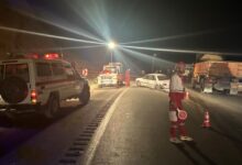 ۵ مصدوم حین تصادف دوخودروی سواری در جاده لار – جهرم