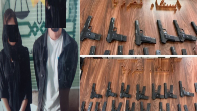 کشف ۱۵ قبضه کلت کمری در چمدان دو مسافر اتوبوس / سفر از شرق کشور به مقصد شیراز