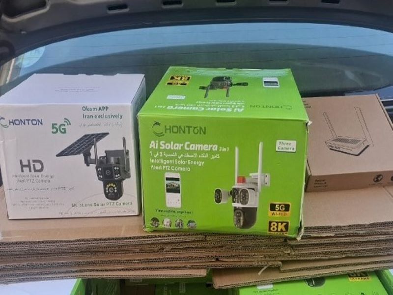 کشف ۳۴۱ مودم و دوربین مداربسته از یک شوتی در جاده فراشبند-شیراز