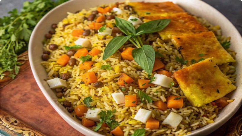 طرز تهیه شلغم پلو بمب تقویت سیستم ایمنی با سبزیجات و عدس