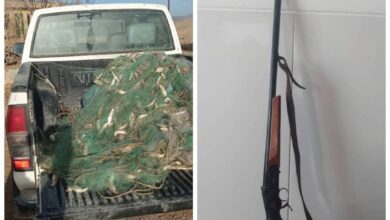 کشف ۳۲۰ قطعه ماهی و توقیف سلاح شکاری از ۴ صیاد متخلف در مرودشت