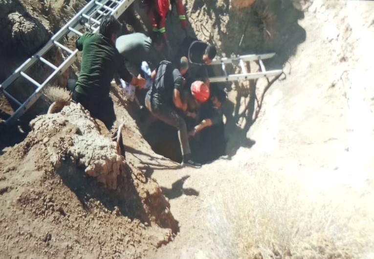 نجات معجزه‌آسا زن ربوده شده از اعماق چاه در شهرستان خرمبید