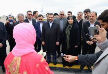 وزیر راه و شهرسازی وارد شیراز شد