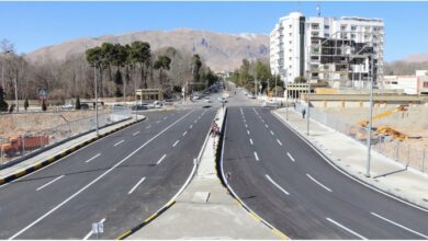 کار بازسازی پل «شاهد» در تقاطع چمران – نیایش شیراز تمام شد