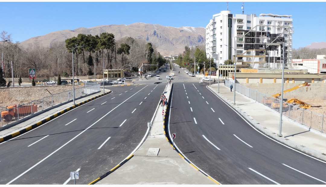 کار بازسازی پل «شاهد» در تقاطع چمران – نیایش شیراز تمام شد