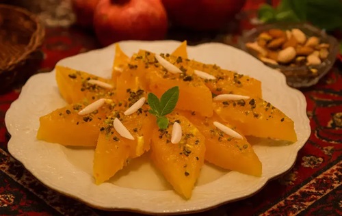 طرز تهیه مسقطی زعفرانی خوشمزه‌ و مجلسی در ۷ مرحله