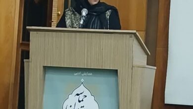 شعر بانوی شاعر شیرازی برای دختران مدرسه «شجره طیبه» میناب