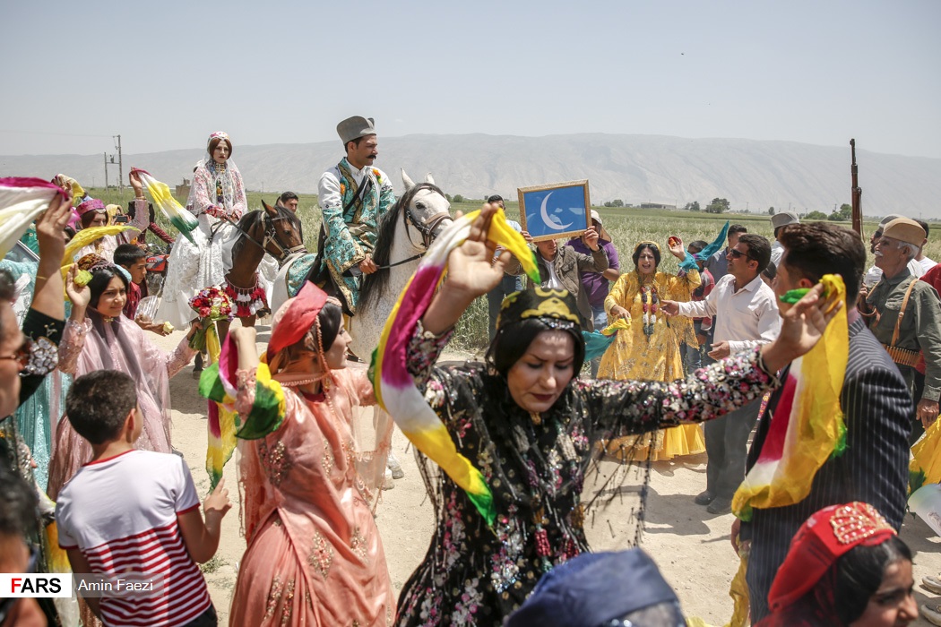 عروسی سنتی ایل قشقایی در فیروزآبادفارس +تصاویر