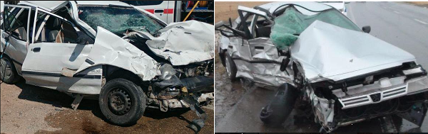 ۵ کشته و ۲ مجروح در ۲ حادثه رانندگی در استان فارس