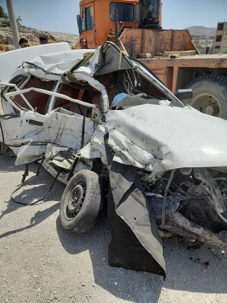 جزئیات تصادف مرگبار در شهرستان رستم فارس +تصاویر