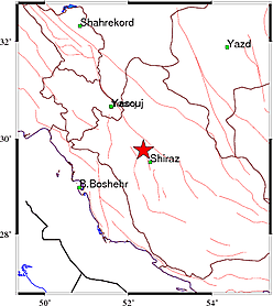 زلزله شیراز مرکز استان فارس را لرزاند