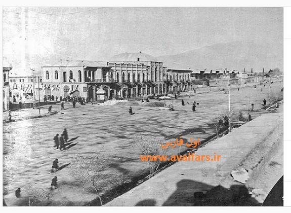 ببینید|یک عکس سیاه و سفید و خیلی قدیمی از شهر شیراز