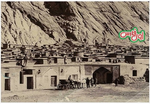 عکس قدیمی یکی از شهرهای فارس در دوران قاجار /این کدام شهر فارس است؟