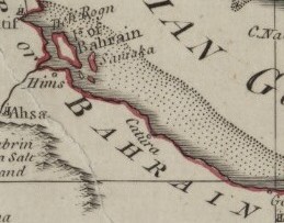 Map of Catura Qatar 1794 cropped