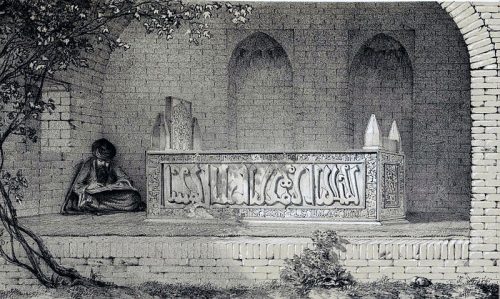 Tomb of Sheikh Saadi by Eugene Flandin