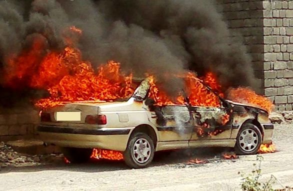 عامل آتش سوزی عمدی ۲ خودرو در خفر فارس بازداشت شد