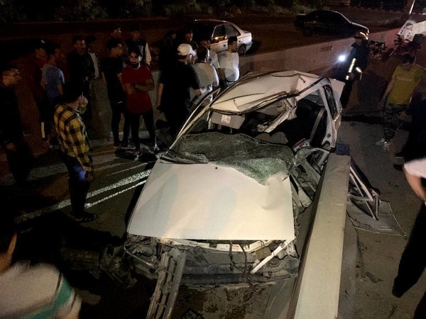 تصادف مرگبار خودرو سواری در کمربندی مرگ شیراز