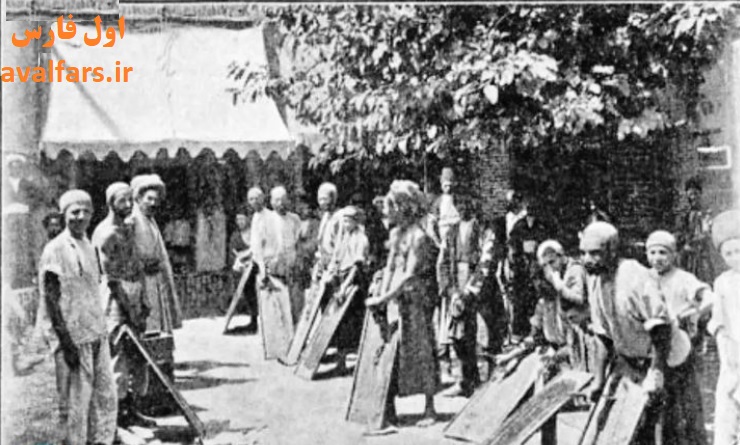 عکس قدیمی مردم شیراز در دوران قاجار 1