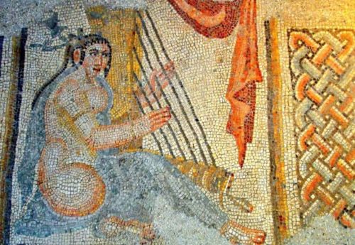 موزائیک های کشف شده در بیشاپور یادگار دوران ساسانی 3