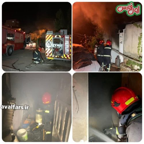 جزئیات آتش سوزی های بامدادی در شهرک ها گلدشت حافظ و بهار شیراز+عکس