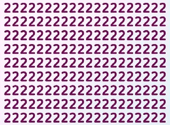 تست بینایی ؛ اگر « تیزبین و باهوشی » عدد متفاوت را زیر ۷ ثانیه پیدا کن(+پاسخ)