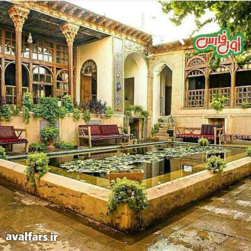 خانه های تاریخی شیرازخانه تاریخی منطقی نژاد شیرازبافت تاریخی شیراز 12