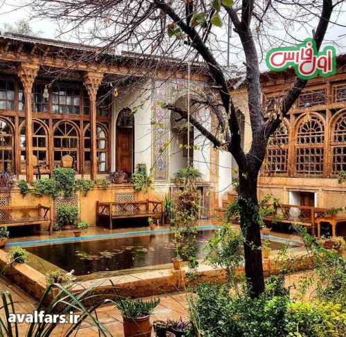 خانه های تاریخی شیرازخانه تاریخی منطقی نژاد شیرازبافت تاریخی شیراز 6