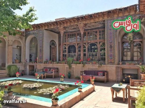 خانه های تاریخی شیرازخانه تاریخی منطقی نژاد شیرازبافت تاریخی شیراز 7