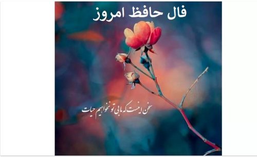 فال حافظ امروز 6 خرداد با تفسیر زیبا و دقیق/چه شود گر من و تو چند قدح باده خوریم