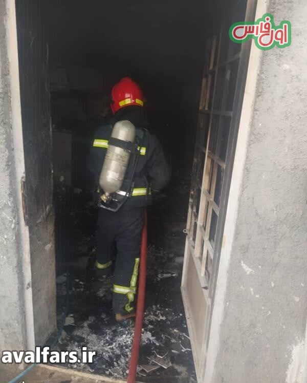 تصاویر حادثه آتش سوزی مرگبار در روستای تیون شیراز