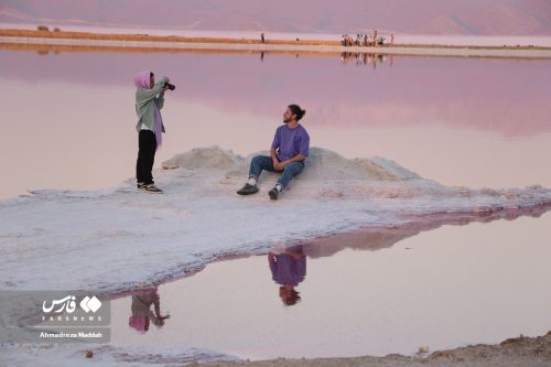 عکس های زیبای دریاچه مهارلو در شیراز 19