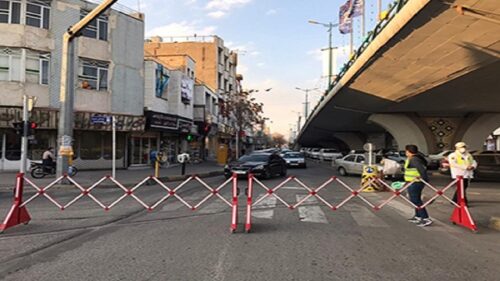 انسداد خیابان شیراز