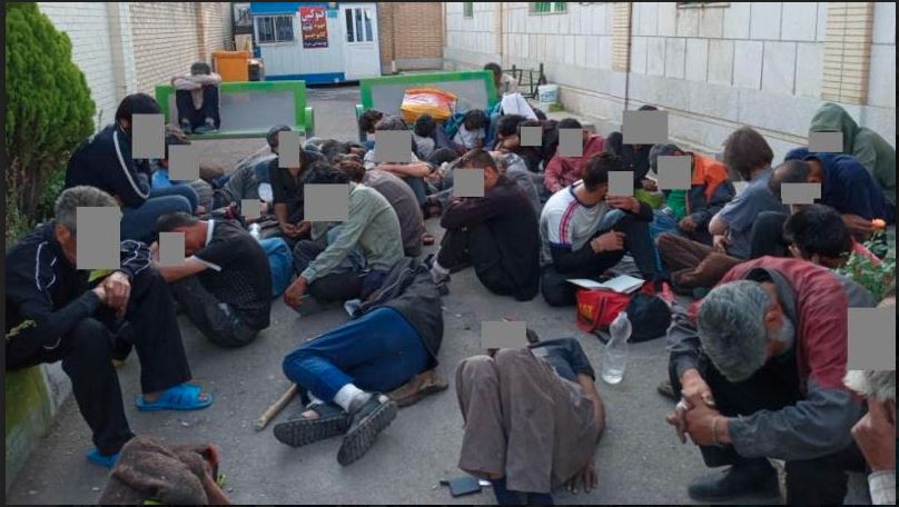 عکس ضربتی معتادان و خرده فروشان مواد مخدر شیراز